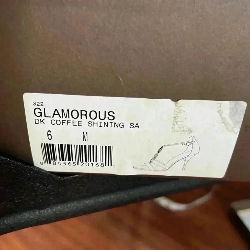 Linea Paolo GLAMOROUS dark coffee shining heels - Picture 4 of 5